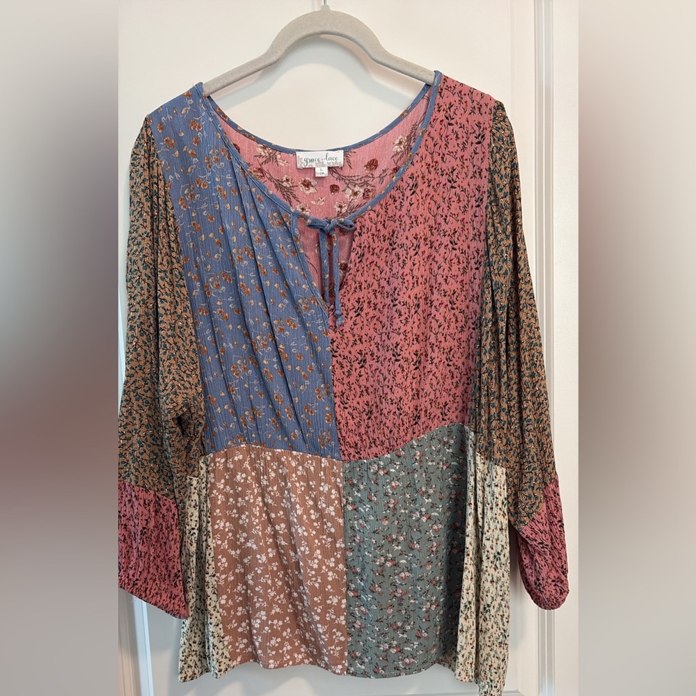 Grace & Lace patchwork top L